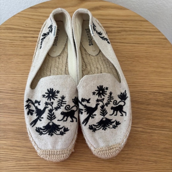 Soludos Otomi Embroidered Espadrilles Flats Size 9 - Picture 6 of 8